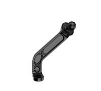 Limtula 17mm Ball Head Motorcycle Phone Mount Adapter Aluminum Rearview Glass Bracket for Smartphones Tablets Motorcycle Phone Mount Aluminum Adapter