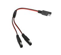 Limtula 18AWG SAE Y Splitter Cable 1 to 2 Charging Power Automotive Connectors Cable for Camp Trailer Battery