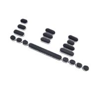 Limtula 18Pcs Round Punk Keycap Set Classical Design Key Caps Unique Character Button Long Terms Use KeyCaps Replacement