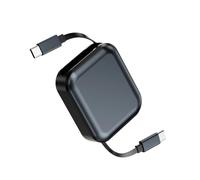 Limtula 1M Retractable USB C to Cable 240W Fast Charging for Phone 15 16 17 Supports Highly Speed Data Transfer Durability to Cable