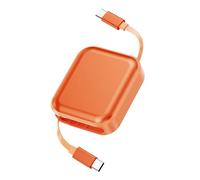 Limtula 1M Retractable USB C to Cable 240W Fast Charging for Phone 15 16 17 Supports Highly Speed Data Transfer Durability to Cable