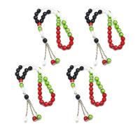 Limtula 2 / 4pcs Catholic Rosary Beads Acrylic Prayer Rosary Religious Jewelry Palestine Flag Colors Party Favor Palestine Flag Colors Unique Friend and Family