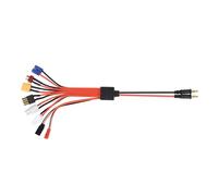 Limtula 2. Multi-Interface Splitter Adapter 1-to-8 Ports Banana Plugs to EC3 for Robotics & EVs Charger Adapter