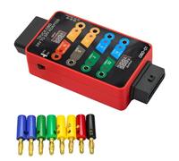 Limtula 24V to 12V Converter Adapters 8 Port Break Out Box with LED Indicators for Vehicle Diagnostics and Testing Adapters Automotive Diagnostic Tool Signals Detectors