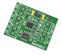 Limtula 2CH RS485 5V 12V 24V RS485 Bus Cores Board Networking Control Module -55-125℃ Sensors Adapter Board Replacement