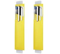 Limtula 2Pcs Adjustable Elastic Bands Pen Holder, Yellow