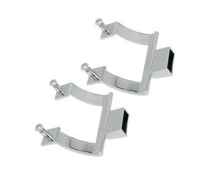 Limtula 2Pcs Alloy Door Handle Ergonomic Grip Door Pull Easy to Use for Bathroom & Wardrobe Perfect for Wet Environment Metal Mixture Bathroom Handle