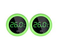 Limtula 2PCS Aquarium Digital FishTanks Thermometers LED Screen Touch Adhere Out Of The Tanks 0-99℃ Temperature Aquarium Water Digital Stick On Led Fishtank Thermometers Stick On Small