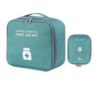 Limtula 2Pcs Portable Kits First Bag Travel Pharmacy Bag Medication Storage Bag