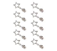 Limtula #3# 5 Zipper Sliders Zipper Pull 10Pcs Heavy Duty Pulls Nylon Coil Zippers Replacement Bag Hardware Diys Supplies Handle Mend Fixer