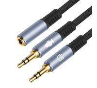 Limtula 3.5mm Headset Divider for Online Classes, 1m
