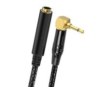Limtula 3.5mm to 6.35mm Headphone Adapter, 90 Degree Right, Mono 3M