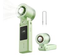 Limtula 3 in 1 Foldable Handheld Fan with Misting Function and 6000mAh Large Capacity Battery Outdoor Travel Fan for Camping and Commuting Foldable Ice Sprinkle