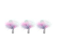 Limtula 3-Piece Feather Replacement for Interactive for Toy Am-bush Electronic for Rotating Kitten Automatic to Electronic Toy Replacement