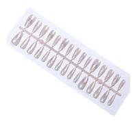Limtula 30 Pcs/Set Butterfly False Nails Black Heart Press On Nails Almond Artificial Nails Full Cover Stick on Nails for Woman