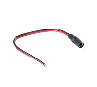 Limtula 30cm/11.8inch Long 8.0x2.0mm Female/Male to Open End Power Cable Bare 2Pin Pigtail Extension Cord Wire for Solar Panel Solar Panel Charging Cable