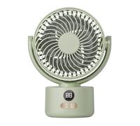 Limtula 3600mAh Rechargeable Camping Fan with Digital Display USB Powered Portable Cooling Device for Outdoor Indoor Use USB Powered Portable Fan Tripod