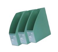 Limtula 3Pcs File Magazine Rack Stackable Magazine Rack Storage Box Space Saving Document Organizers Storage Box For Office Office Supplies
