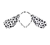 Limtula 3pcs Plush Spotted Dog Ear Shape Headband Tail and Bowtie Halloween Cosplay Party Accessories for Adult and Children