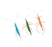 Limtula 3PCS Realistic Wool Shrimp Chew Toy with Catmint for Indoor Play Cats Chew Toy