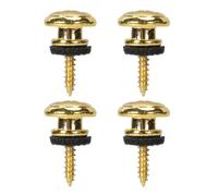 Limtula 4 Pcs Metal Heavy Duty Guitar Strap Lock End Pin Replacement Guitar Straplock Button Tail Pins Strap Retainer System