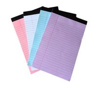 Limtula 4 Pieces a 4 a 5 Lined Note Paper Legal Pad Narrow Ruled Note Pad Multifunctional Writing for School