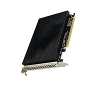Limtula 4 Port NVMes PCIe4.0 X16 Adapters Card Multiple Operating Systems for RAIDs and Fast Data Transfer NVMes SSDs Expansion Card
