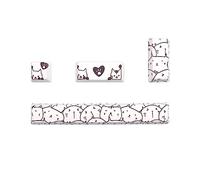 Limtula 4Keys/Set 5 Sides Dye Sublimation Mechanical Keyboard Keycap For Switch 6.25U Spacebar ESC Enter Keys OEM Profile OEM Profile Keycap