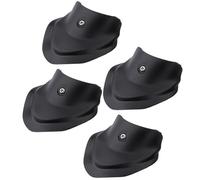 Limtula 4Pcs Electric Scooter Mud Flap Electric Scooter Front Rear Mudguard Bracket Fishtail Shape Mud Flap Set Mudguard Fishtail