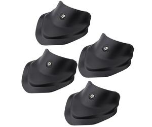 Limtula 4Pcs Electric Scooter Mud Flap Electric Scooter Front Rear Mudguard Bracket Fishtail Shape Mud Flap Set Mudguard Fishtail