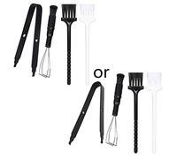 Limtula 4pcs Kit Keycap Puller Remover Keycaps Removal Tool with Brushs for Mechanical Keyboard and Electronic Devices