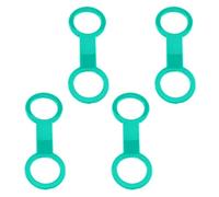 Limtula 4Pcs Silicone Diving Tube Holder Retainer Clip, Light Green