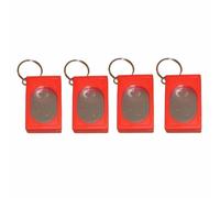 Limtula 4Pieces Professional Dog Clickers with Effective Training Techniques for Fast Obedience Easy to Carry Training Tool Square Clickers Pet Trainer
