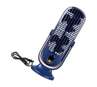 Limtula 5 Speed Adjustable Brushless Desk Fan with LED Display, Blue | 5 Speed Adjustable Brushless Desk Fan with LED Display for Home Bedroom, Portable Quiet Cooling