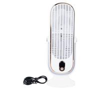 Limtula 5 Speed Adjustable Brushless Desk Fan with LED Display, White | 5 Speed Adjustable Brushless Desk Fan with LED Display for Home Bedroom, Portable Quiet Cooling