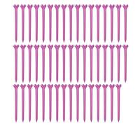 Limtula 50Pcs / set Golf Tees for Driver Training, Castles Type Low Resistance More Distance Consistent Height Equipment