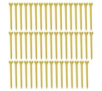 Limtula 50Pcs / set Golf Tees for Driver Training, Castles Type Low Resistance More Distance Consistent Height Equipment