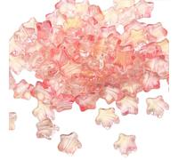 Limtula 50pcs Straight Hole Star Pendants for Necklaces and Bracelets Jewelry Beading Accessories Earring Making Supplies Antique Star Charm