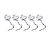 Limtula 5Pcs Fashionable Nose Piercing Jewelry Set In Alloy L Shape And Hoop With Stylish CZ Daily Casual Wear Comfortable Body Piercing Jewelry