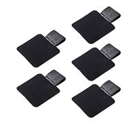 Limtula 5Pcs / Set Auto-Adhesive Leather Pen Loop for Creative, Black