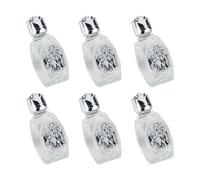 Limtula 6Pcs Holy Water Vessels Glass Bottles With Caps Reusable Baptisms Accessories For Event Essential Oil Dispensers Oil Glass Bottles