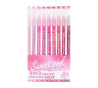 Limtula 9 Color Multicolored Gel Pen Assorted Color Journaling Pen Needle Tip for Writing Noting Coloring Gel Set Multicolor Set Portable