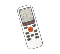 Limtula AC Remote Replacement with Large LCD Screen | Mode Timer Swing Fan Sleep Keys, Compact ABS Body, Backup Controller for Apartment Guest Room Daily Use