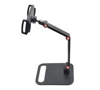 Limtula Adjustable Aluminum Portable Monitor Stand For 4.7inch-18inch Screens Phones/Tablets With 360Rotation & AntiSlip Base Aluminum Adjustable Monitor Stand