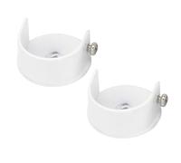 Limtula Alloy Curtain Rods Brackets For 28mm Fit Metal And Wood Wall Mount 2Pcs/Set Curtain Rods