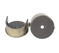 Limtula Alloy Curtain Rods Brackets For 28mm Fit Metal And Wood Wall Mount 2Pcs/Set Curtain Rods