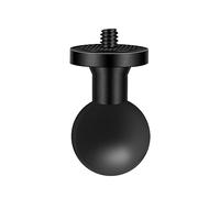 Limtula Aluminum Alloy Base Holder 25mm Ball for Head 1/4 Screw Rearview Mirror for Motorcycle Electric Vehicles Scooter Cellpho