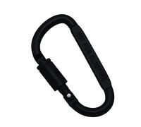 Limtula Aluminum Alloy D-Shape Buckle Rock Climbing Carabiners, Black