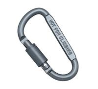 Limtula Aluminum Alloy D-Shape Buckle Rock Climbing Carabiners, Gray