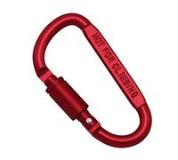 Limtula Aluminum Alloy D-Shape Buckle Rock Climbing Carabiners, Red